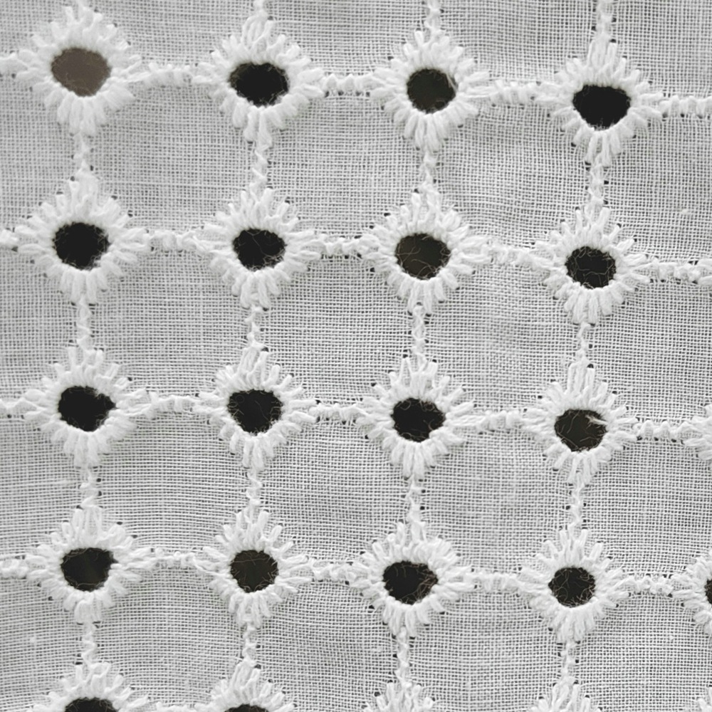 Picture of EG-1908100 9088 cotton embroidered cotton embroidered lace carved embroidery perforated embroidery