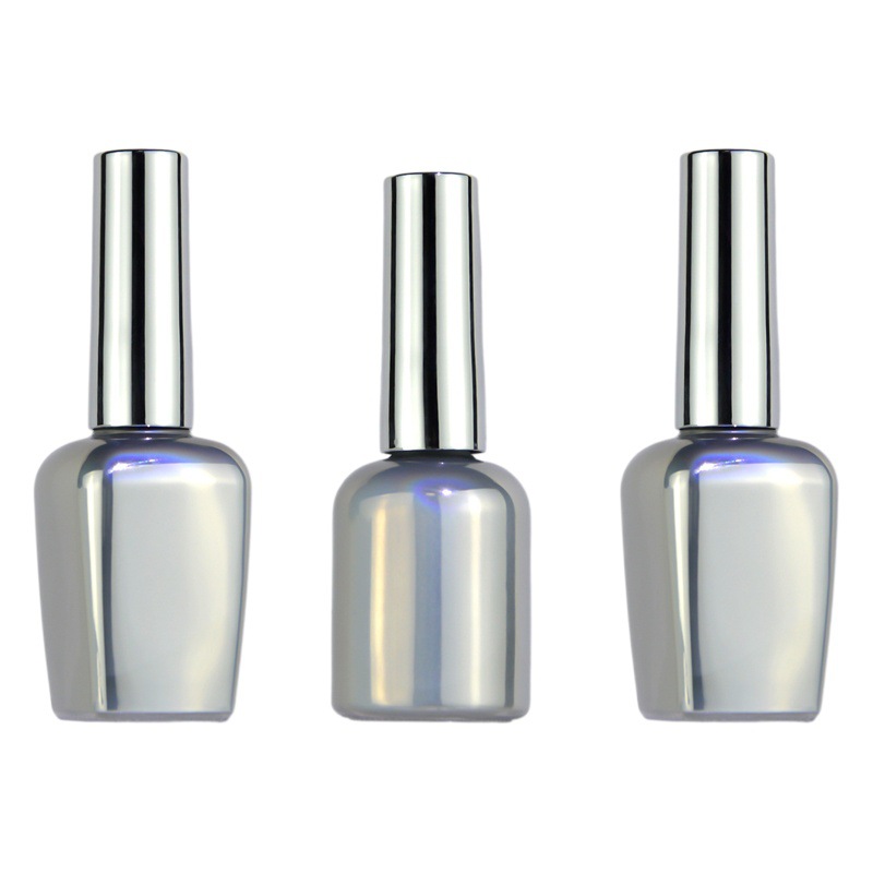 Colorful electroplating nail polish bottle 12ML 8ML18ML high-grade nail polish bottle