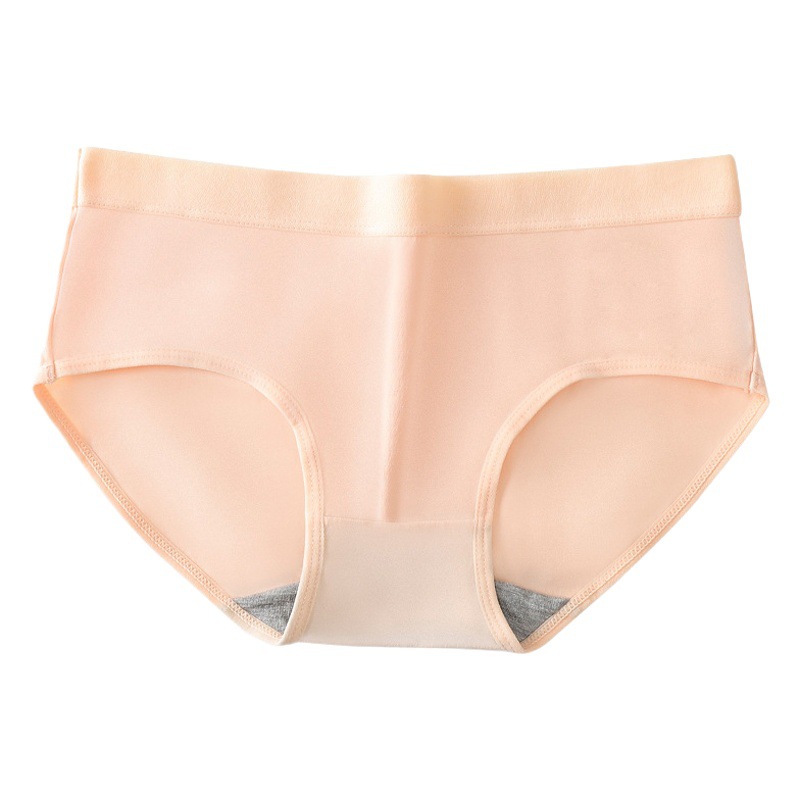 Southeast Asian Cross-Border E-Commerce Women's Underwear for Female Students Korean Style Pure Color Breathable Mid-Waist Girl Sexy and Cute Pants