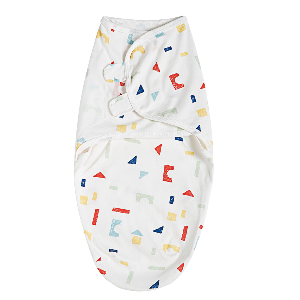 Picture of Yinmei cotton baby swaddling towel newborn anti-shock baby sleeping bag printing Four Seasons baby quilt cross-border