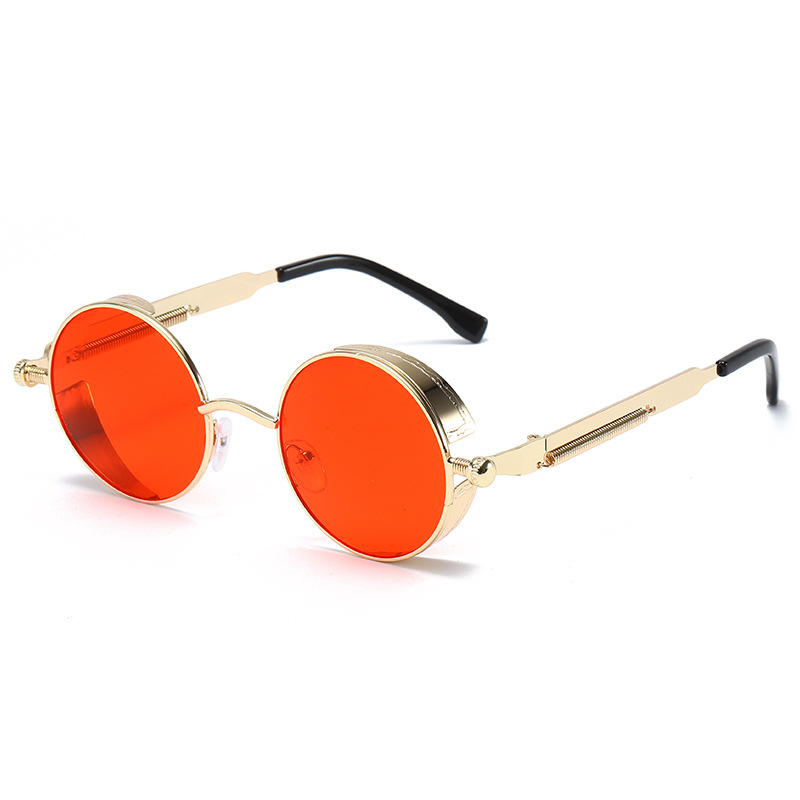 Picture of Steampunk Glasses New Fashion Round Sunglasses European and American Retro Glasses Trendyy Sunglasses for Men and Women