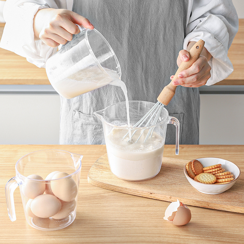 Picture of Measuring Cup with Scale Plastic Cup High Temperature Resistant Small Measuring Cup Measuring Spoon Milk Tea Shop Special Baking Tool Household