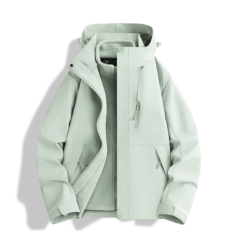 Picture of 2025 New Men's Graphene Liner Rush Clothes Three-in-One Removable Warm fleece-lined Thickened Women's Mountaineering Clothes Trendy