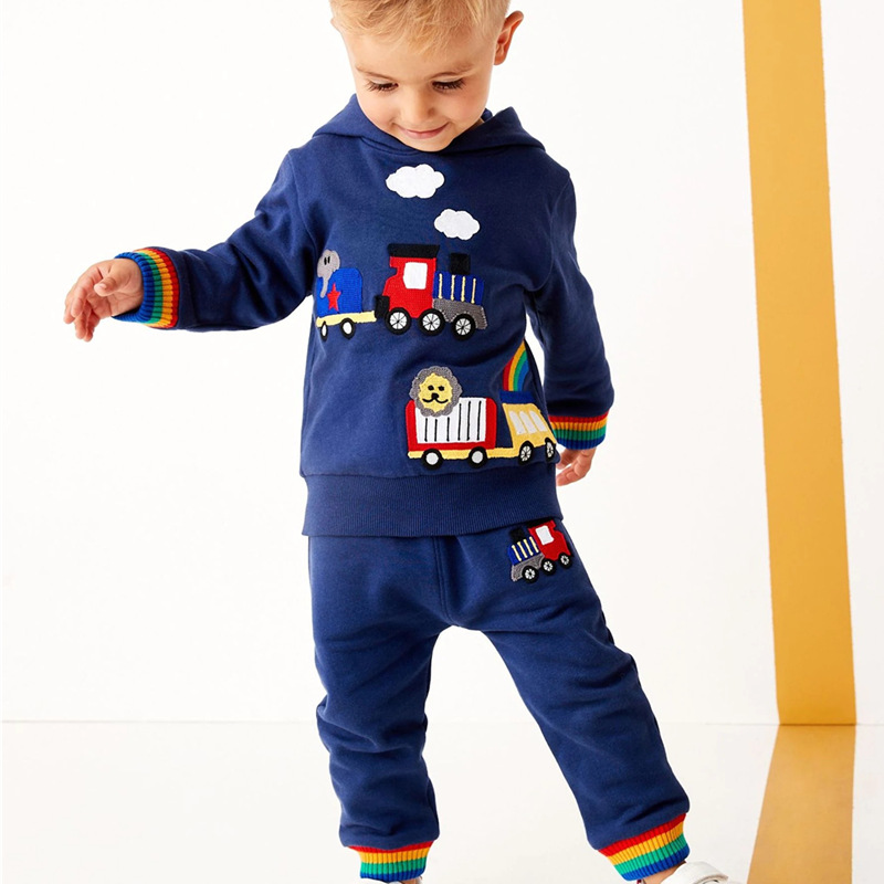 Picture of 25 Autum European and American Brand Kidsren's Clothing Autum New Products Kidsren's Sports Pants Boys Casual Pants One Piece Generation