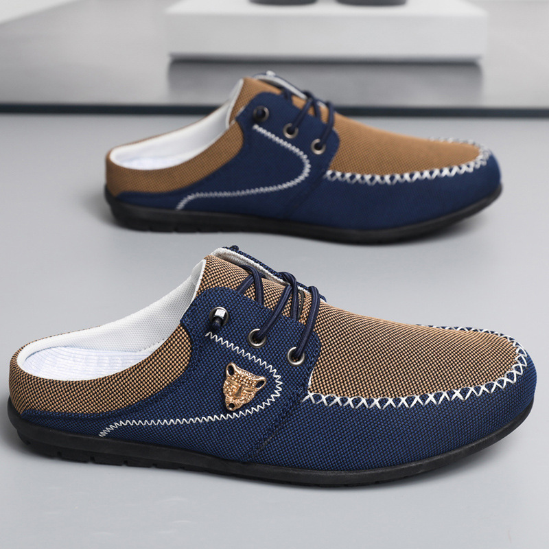 [Environmentally Friendly Material] Cross-Border Popular Large Size Half-Slip Men's Shoes, Casual Sports Shoes, Export New Sandals, Drop Shipping