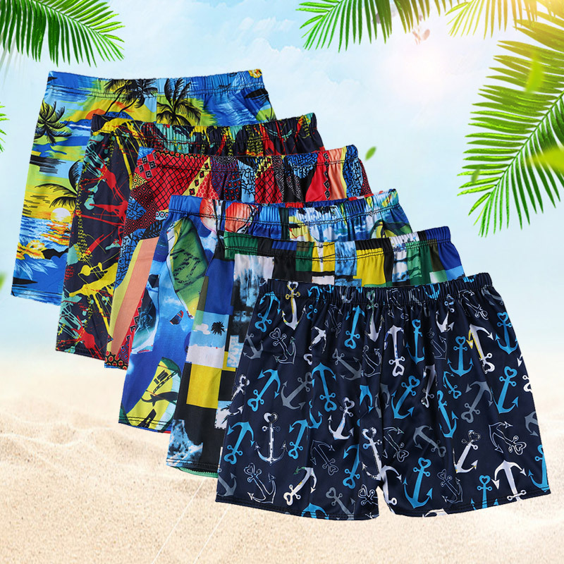 Picture of Adult Men's Swimming Trunks Comfortable Corner Shorts Plus Large Size Quick-drying Swimming Equipment Men's Swimsuit Swimming Trunks