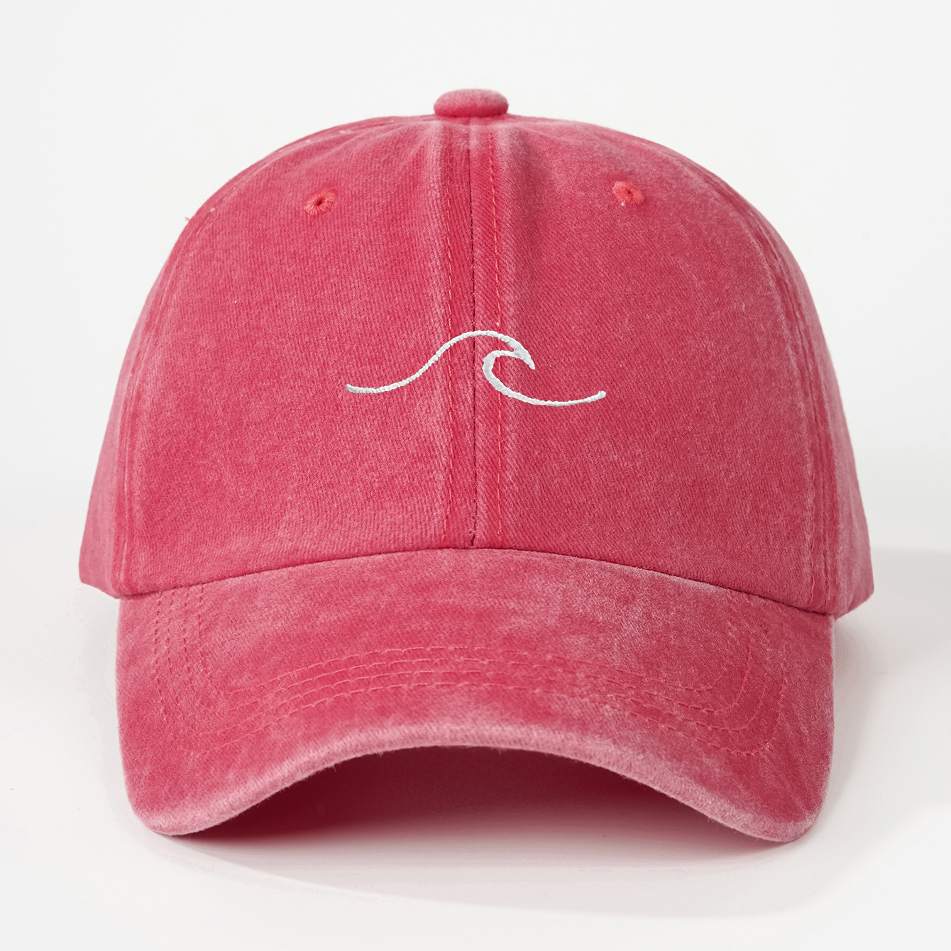 Picture of Spring and Summer Embroidered Corrugated Baseball Cap for Men and Women Outdoor Sunscreen Baseball Cap Hat Suitable for Outdoor Sports Sunshade