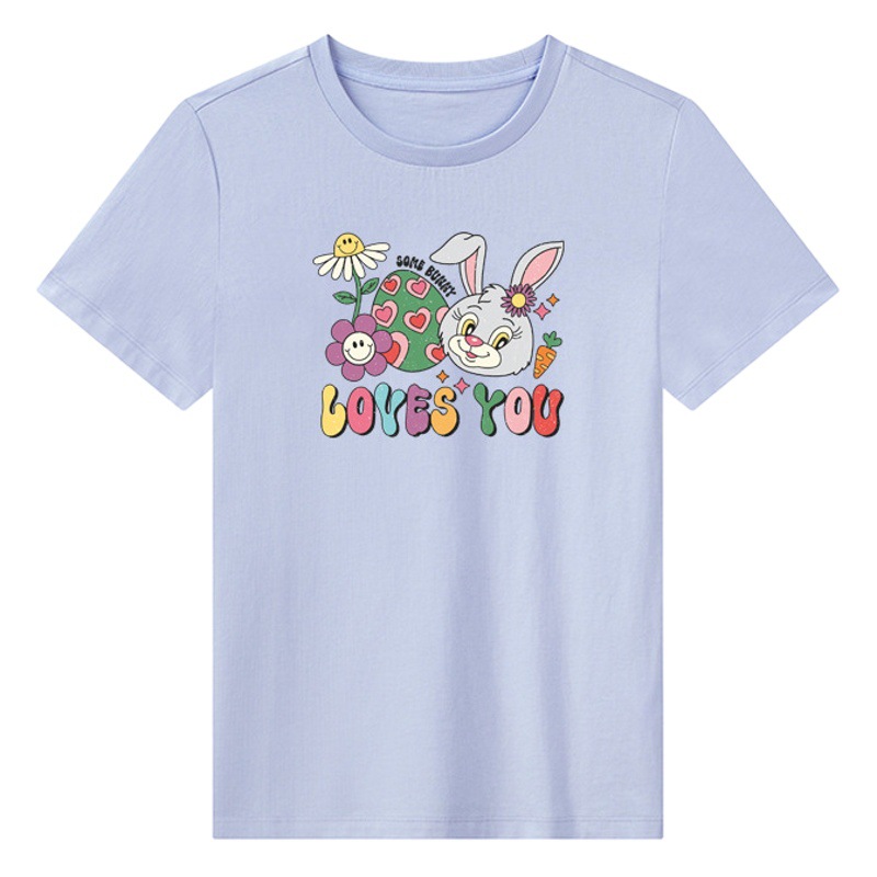 Foreign Trade Specializes in Easter Heat Transfer Offset Heat Transfer Cross-Border Amazon Supply Easter Rabbit Egg Heat Transfer Picture