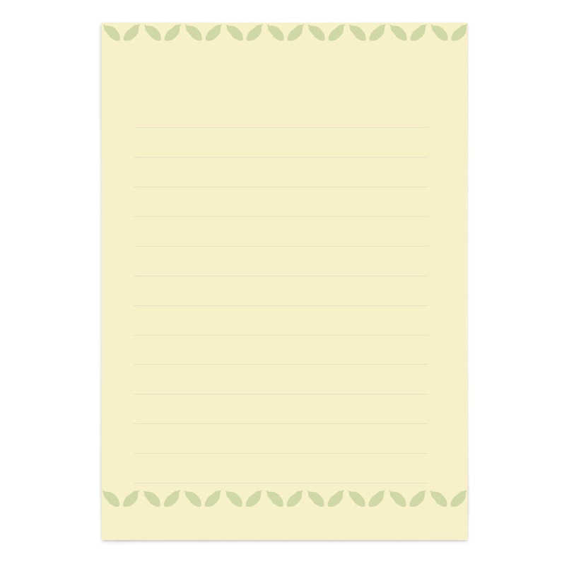 Senyu leaf student stationery handwriting Japanese girl fresh romantic confession love letter gift envelope letter paper suit