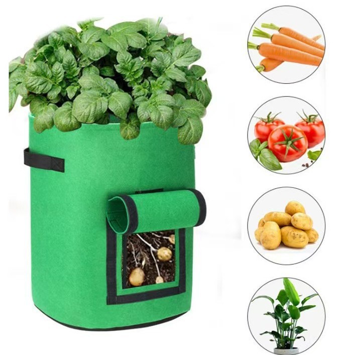 Cross-border potato planting bag strawberry planting barrel plant planting bag potato grow bag growth bag beautiful plant