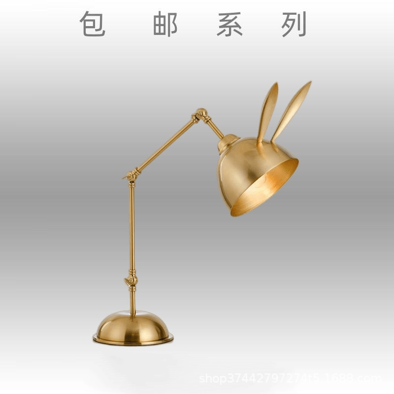 Nordic Post-Modern Creative Rabbit Living Room Table Lamp Bedroom Bedside Designer Children's Room Creative Study Table Lamp