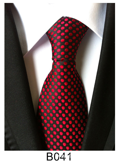 Picture of Manufacturers wholesale tie polyester jacquard tie men's casual formal wear professional business tie in stock supply