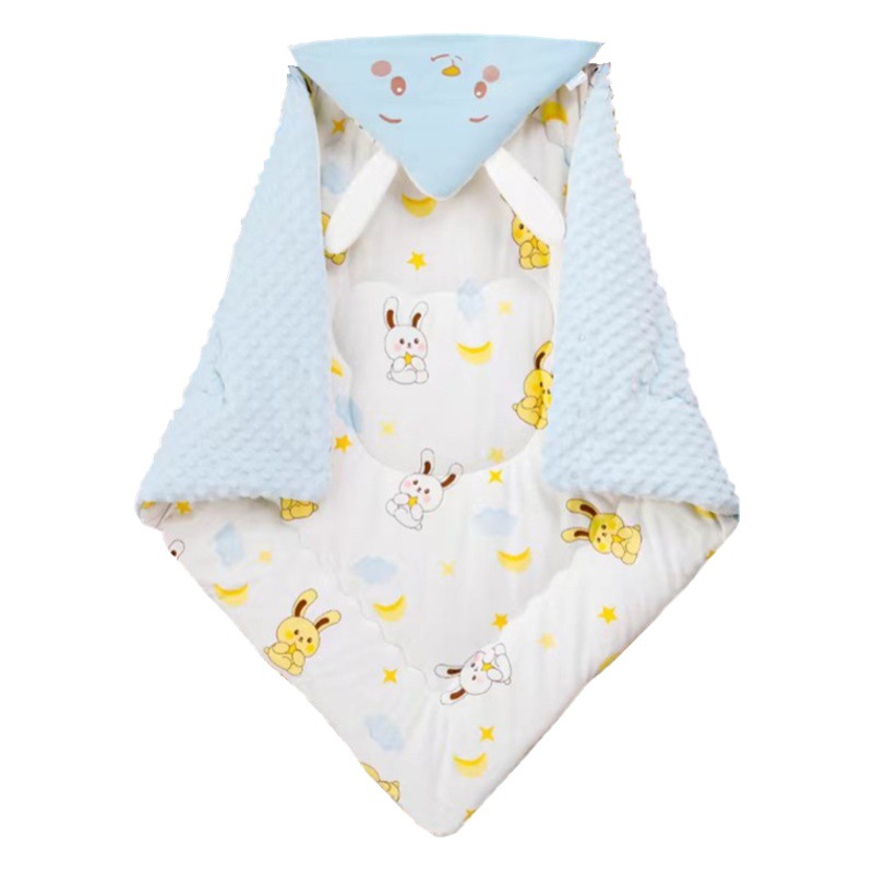 Baby Beanie Cushe Beanie Beanie Package Newborn Beanie Quilt Outgoing Sun-proof Wind-proof Dual-purpose Swaddling Package