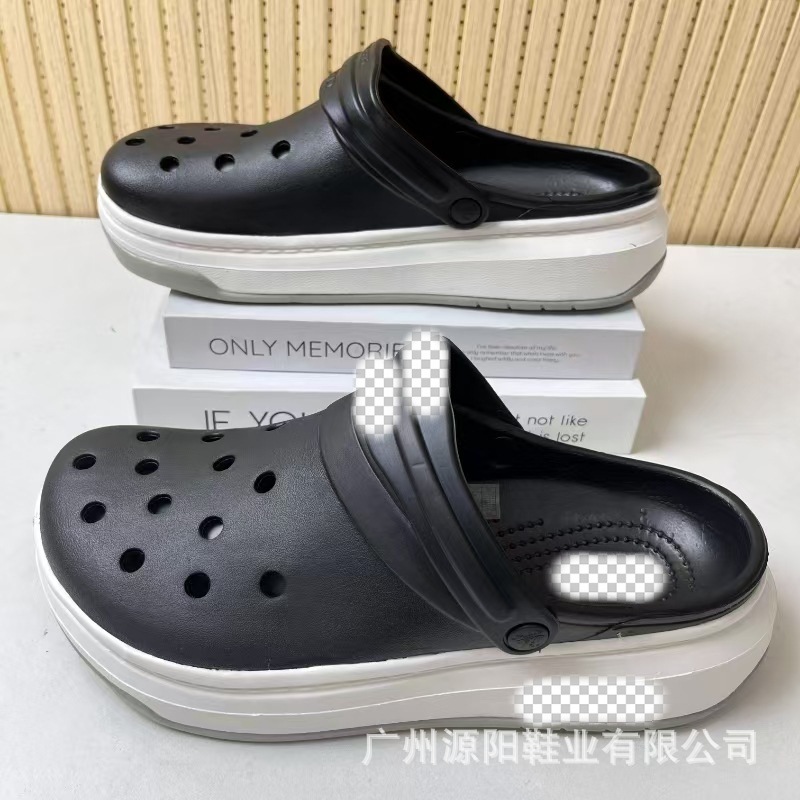 2025 Cross Full-Speed Clogs for Men and Women, Couple Style, Thick-Soled, Comfortable Sandals, Trendy Brand, Casual and Versatile
