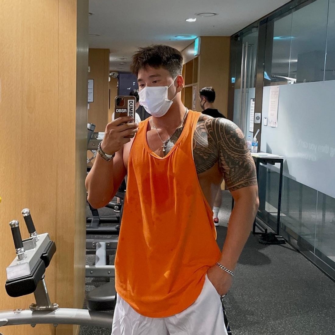 Picture of Trendy men's sports vest men's fashion brand summer solid color all-match sleeveless I-shaped running training clothes fitness clothes
