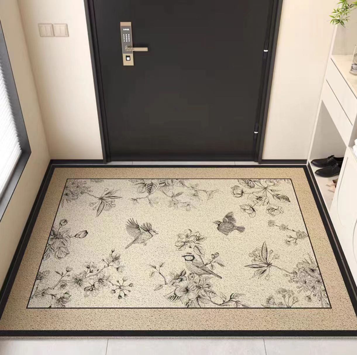 Picture of Silk ring floor mat entrance door entrance floor mat entrance floor mat carpet entrance entrance household anti-slip mat