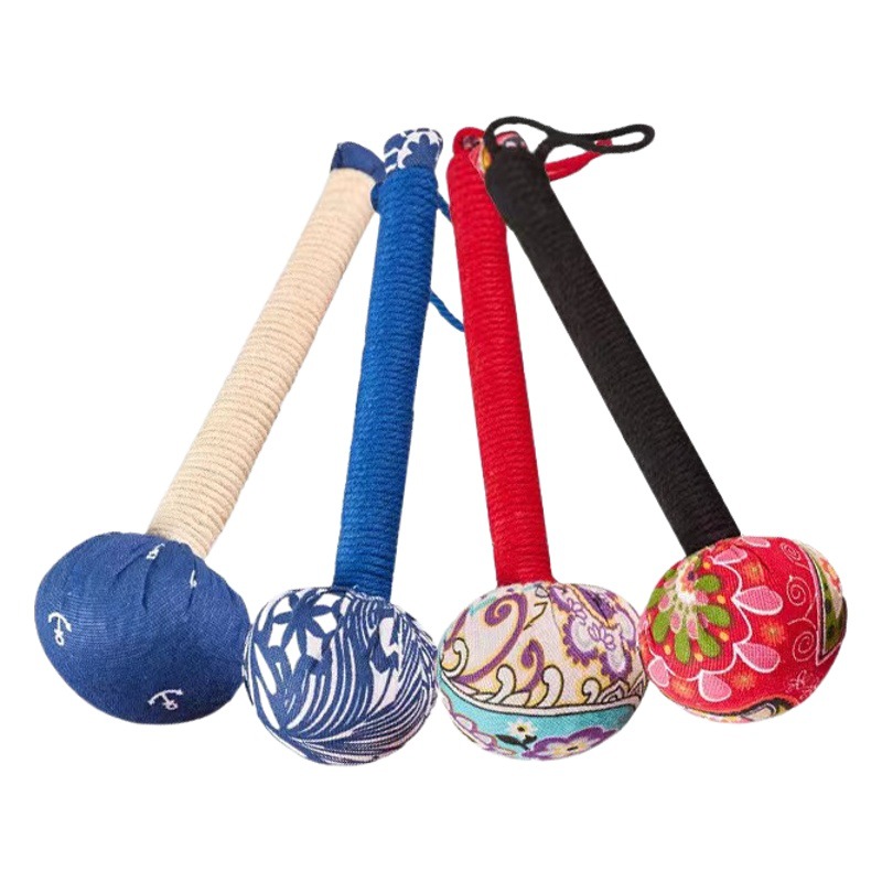 National Day and Mid-Autumn Festival Mugwort Hammer DIY Material Kit Health Hammer Handmade Percussion Hammer Intangible Cultural Heritage Handicraft Team Building