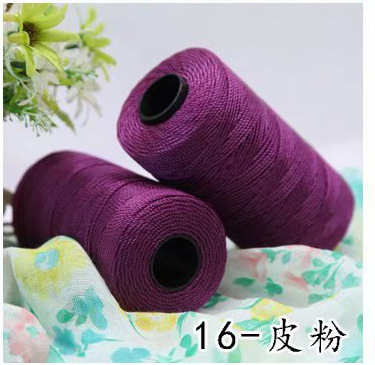 Picture of Three strands of nylon thread twine hook wire knitting hook hat shoes line car seat ice silk wool manufacturers wholesale