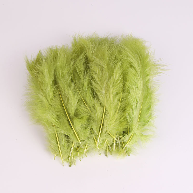 Picture of Cross-Border Wholesale Turkey Feathers Pointed Tail Velvet Feathers Colorful Feathers Dream Catcher Feathers Feather Lamp Wave Ball Feathers