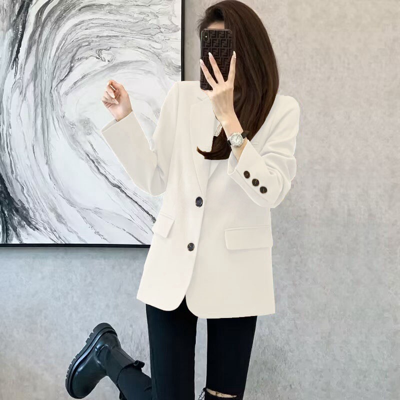 Picture of 2024 new wholesale commuter spring and autumn Joker suit jacket female Korean trend European little one generation hair