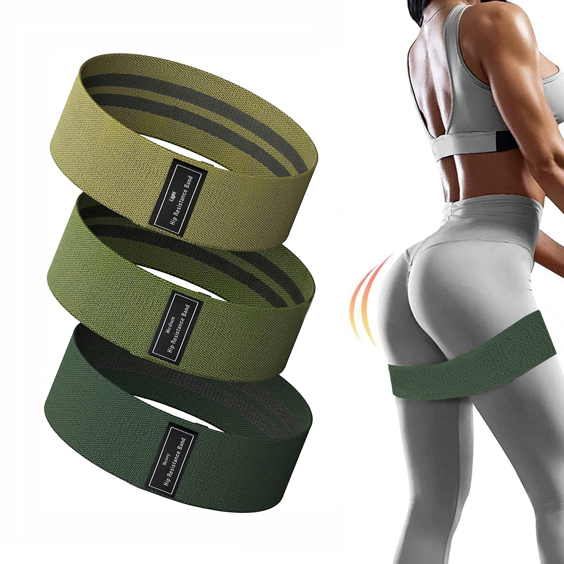 Sports Resistance Band, Butt Abuse, Butt Circle, Ring-Shaped Yoga Elastic Band, Pull Band, Indoor Training, Sports Wholesale