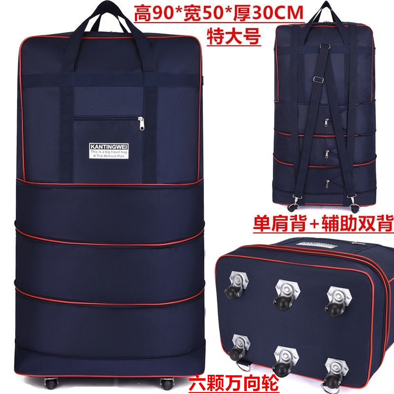 Picture of Waterproof Oxford Cloth Suitcase, Large Capacity Travel Bag, 158 Aviation Checked Bag, Overseas Moving Luggage Bag