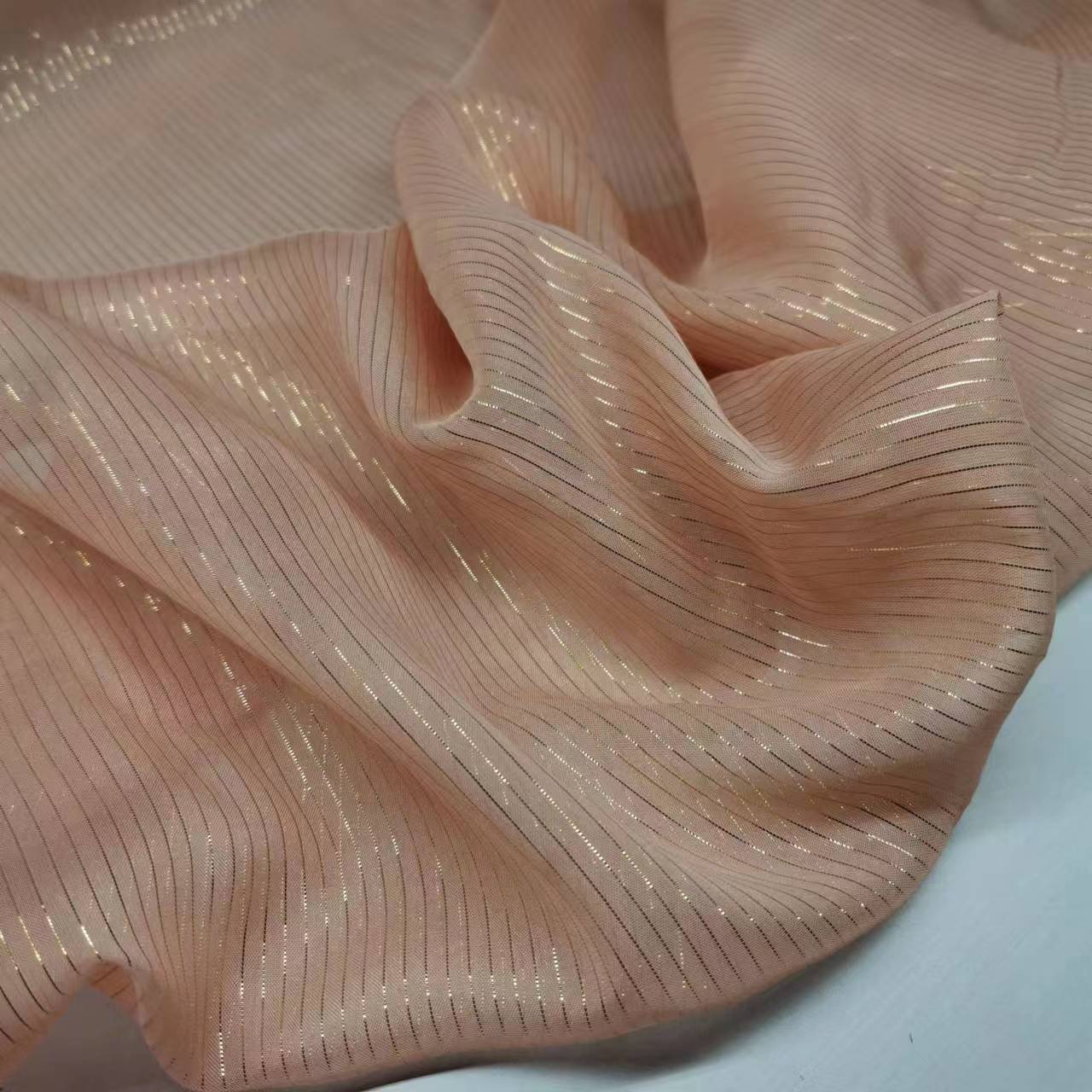 Special Offer Gold Thread Mulberry Silk Wide Bling Silk Georgette Fabric 7mm Ancient Style Han Dynasty Fabric