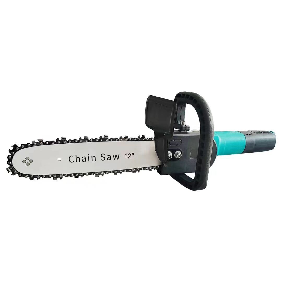 Angle Grinder Modified into an Electric Chain Saw for Home Use, Chainsaw Logging, Electric Tool Grinder Converted into a Chain Saw