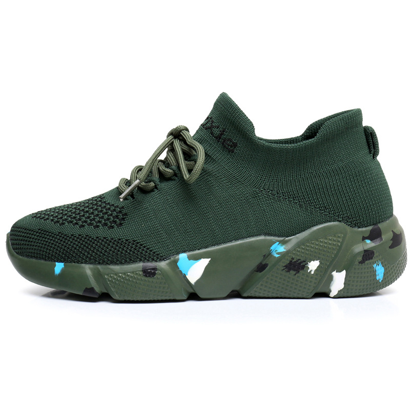 Picture of Cross-border sneaker shoes for men and women spring and autumn breathable fly woven elastic socks shoes knitted soft bottom socks running shoes
