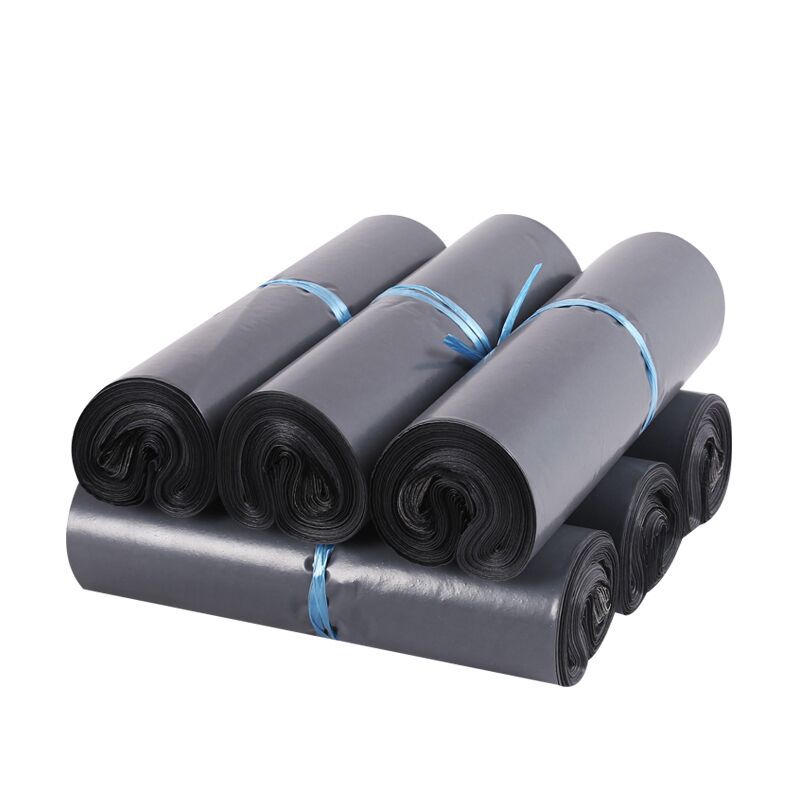 Picture of Black express bag packaging bag 25*35 35*52 30*40 40*55 thick clothing express plastic bag