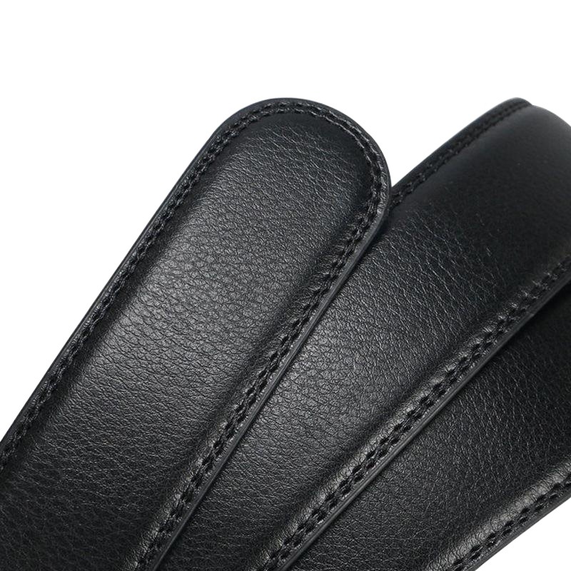 Men's Automatic Belt Strip Light Ultrafine Cloth Belt Body 110-170 Extra Long Size Pants with No Buckle Cross-border Foreign Trade