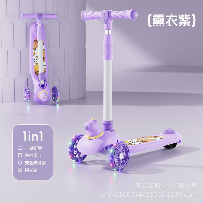 Picture of Children's Scooter Manufacturer 1-3-6-8 Years Old Three-In-One Sit-On Scooter for Girls and Boys Baby Scooter