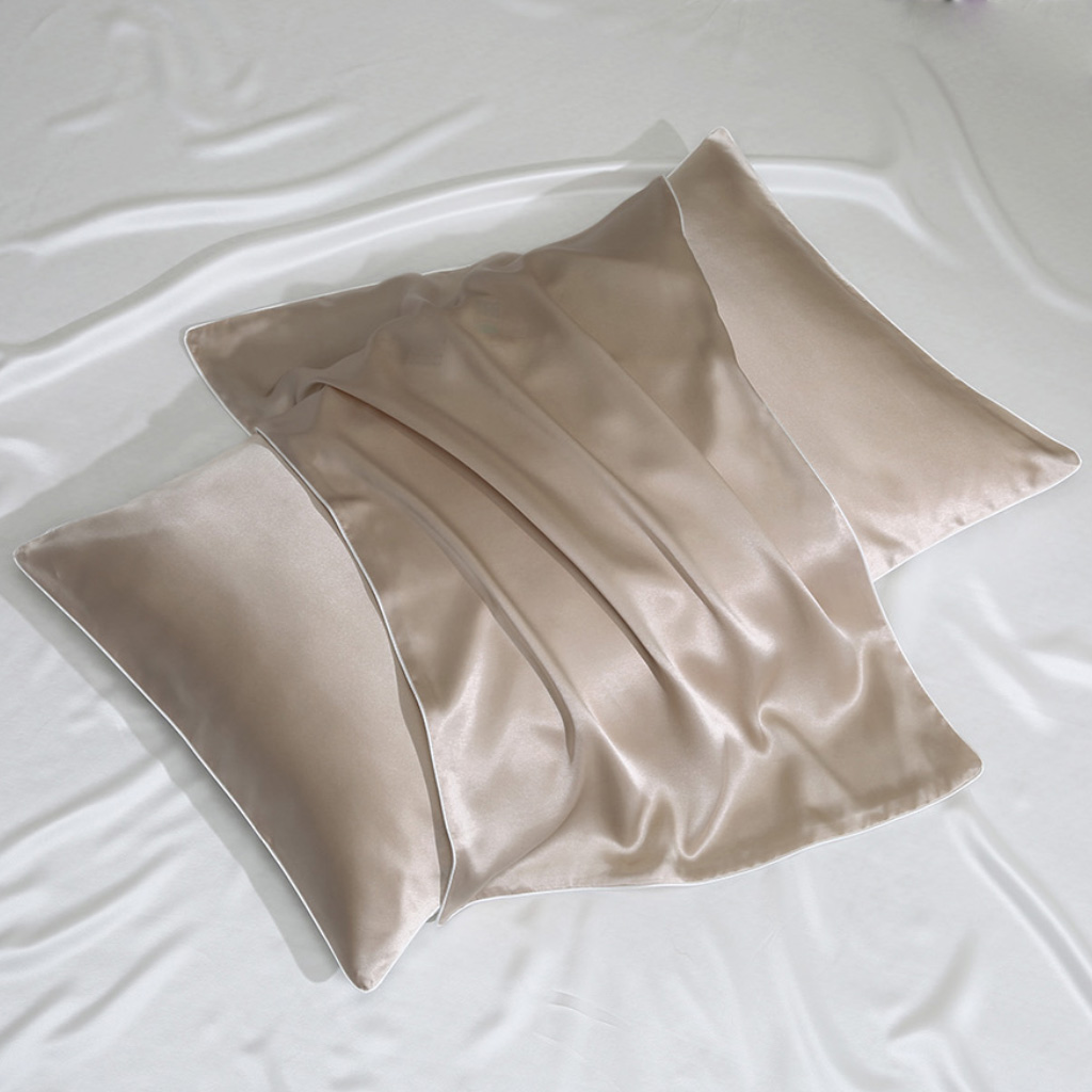 16mm Silk Pillowcase 100% Mulberry Silk Pillowcase Silky Silk Pillowcase Single-Sided Silk Envelope Style