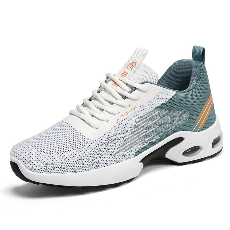 Picture of Men's Shoes Summer 2025 Factory Direct Sales Air Cushion Soft Sole Sports Shoes Wholesale Cross-Border Dropshipping Fly Woven Shoes for Men