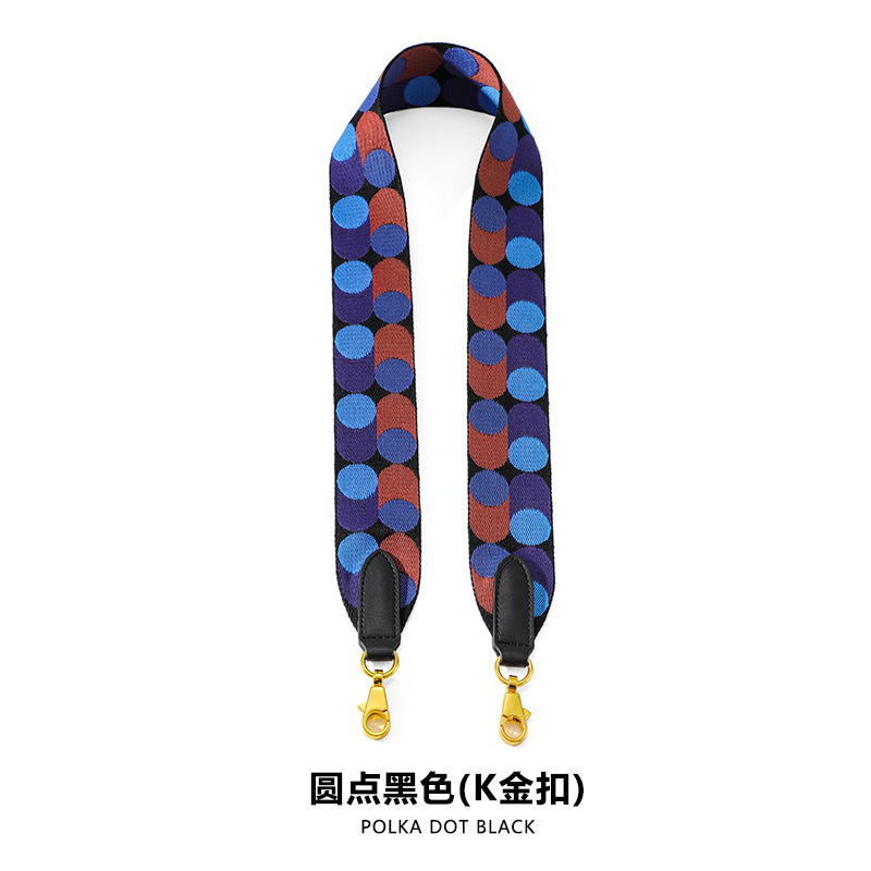 Picture of Ma Huangshi MHS-F-28 Ribbon F Dot Decoration Women's Bag Wide Shoulder Belt Canvas Ribbon Single Back Women's Bag Accessories