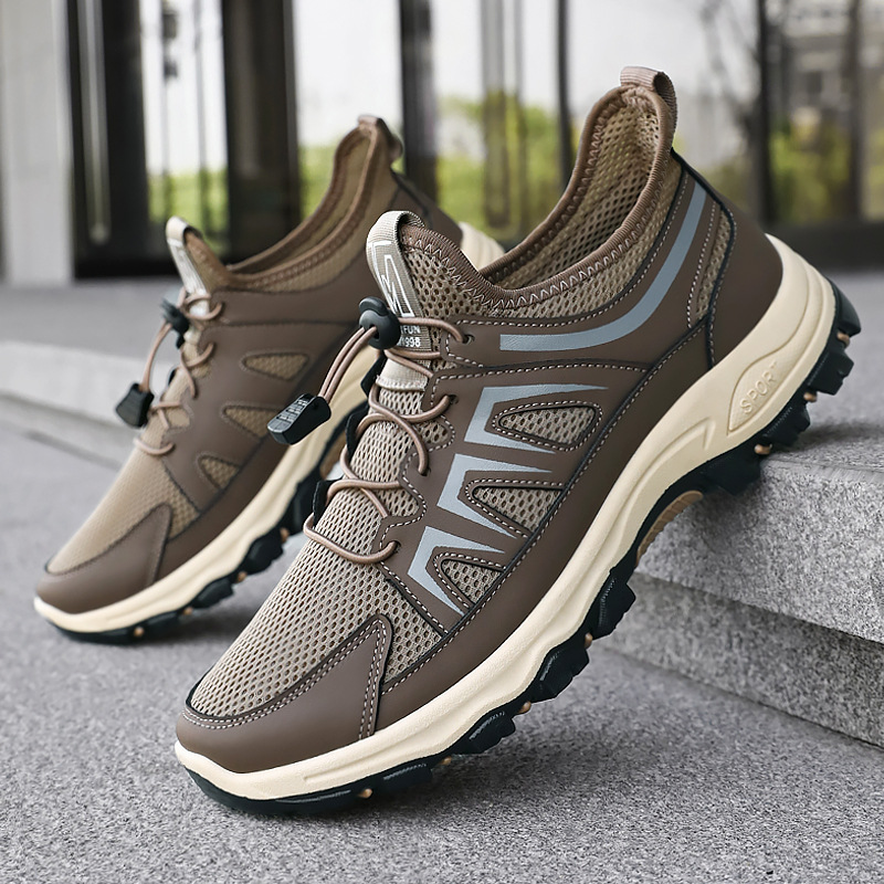 Men's Shoes sneaker Summer Cross-border Fashion All-match Shoes Soft-soled Breathable Running Shoes