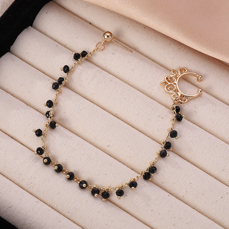 Picture of European and American Cross-border Jewelry Ethnic Style Star Moon Tassel Punch-free Nose Nose Nose Sweet Cool Earring Puncture Nose