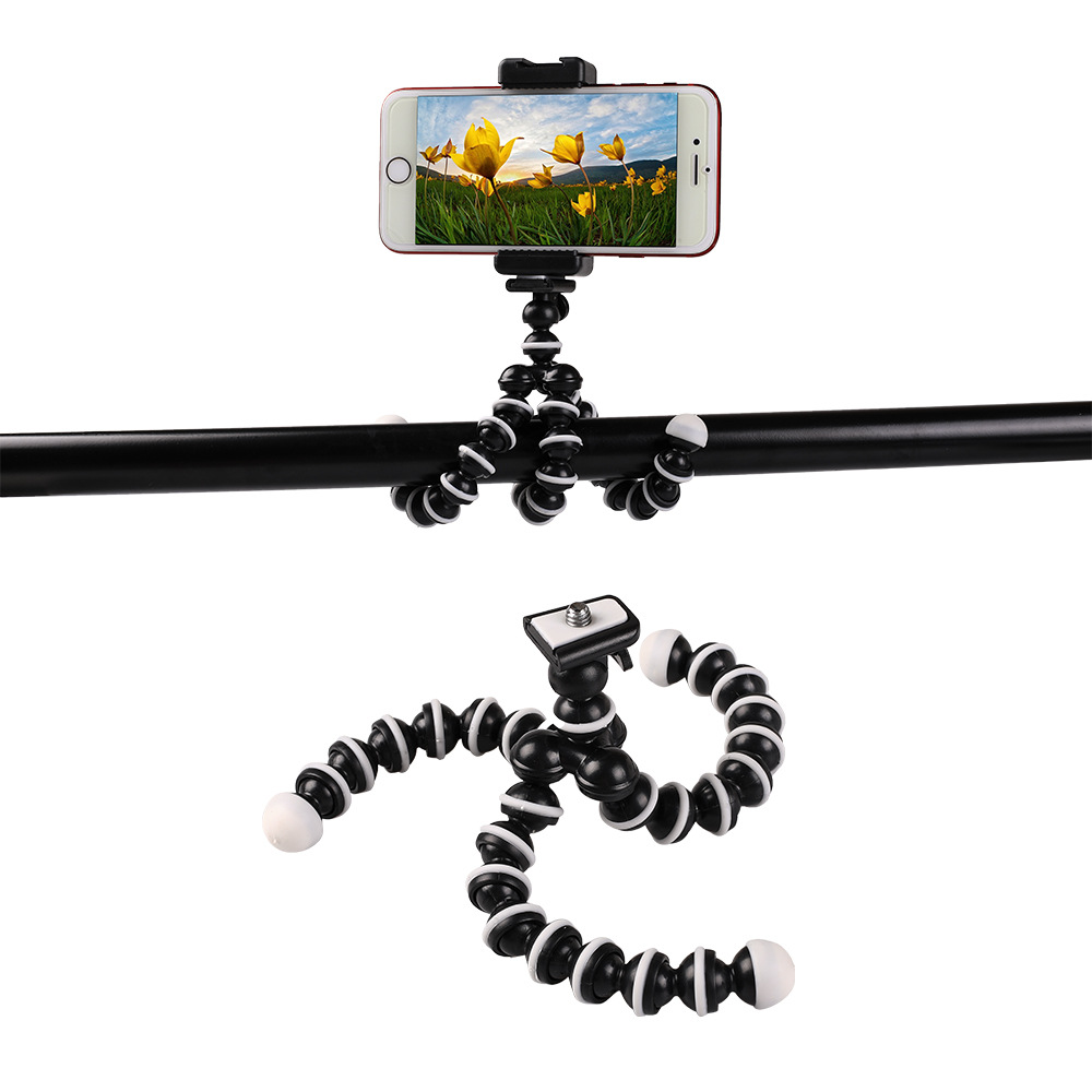 Picture of New sponge mobile phone tripod Octopus mobile phone camera universal octopus stand live folding desktop stand