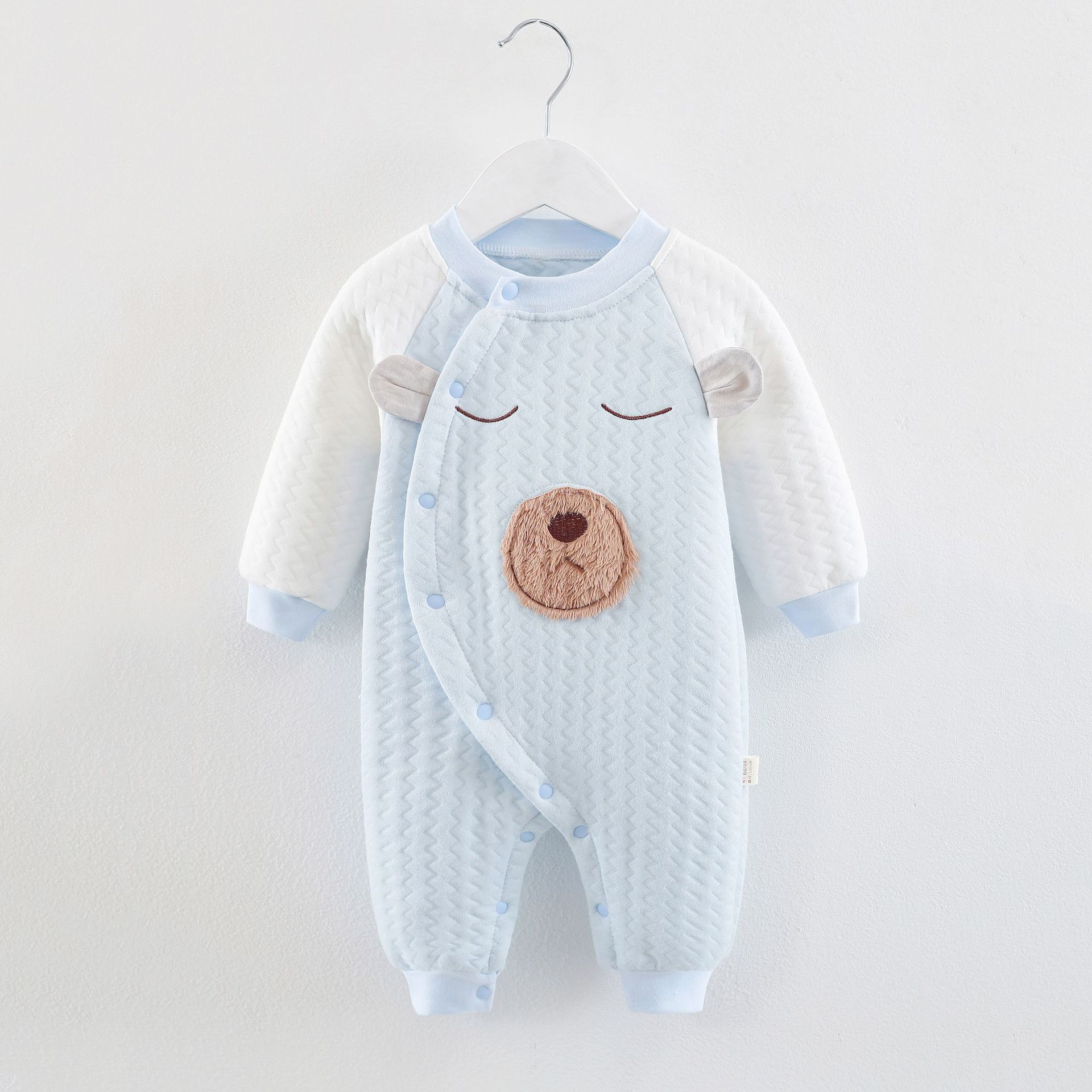 Picture of Baby's one-piece clothing autumn and winter pure cotton warm newborn climbing clothing for boys and girls baby ha clothes newborn one-piece clothing spring and autumn clothes