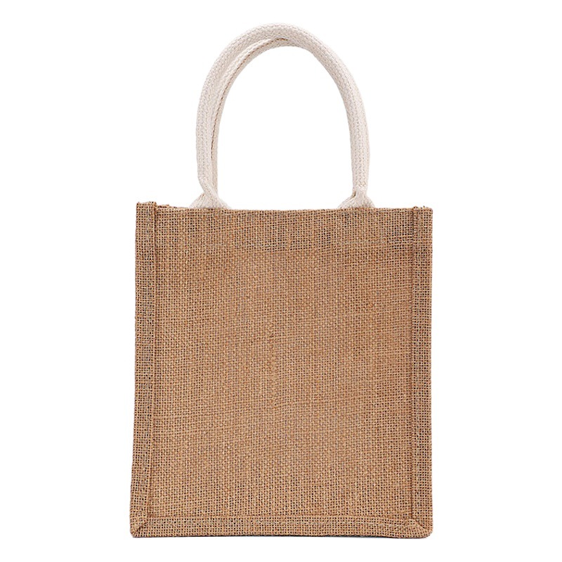 Linen Tote Bags in Stock, Muji-Style Jute Bags, Linen Bags, Christmas Burlap Bags, Hand-Painted Gift Bags, Hand-Carry Bags