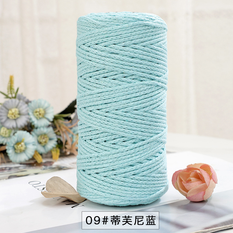 Picture of Explosions 2mm round strand hollow yarn European-style hook bag hollow Diy thread color multi-hand crochet collocation