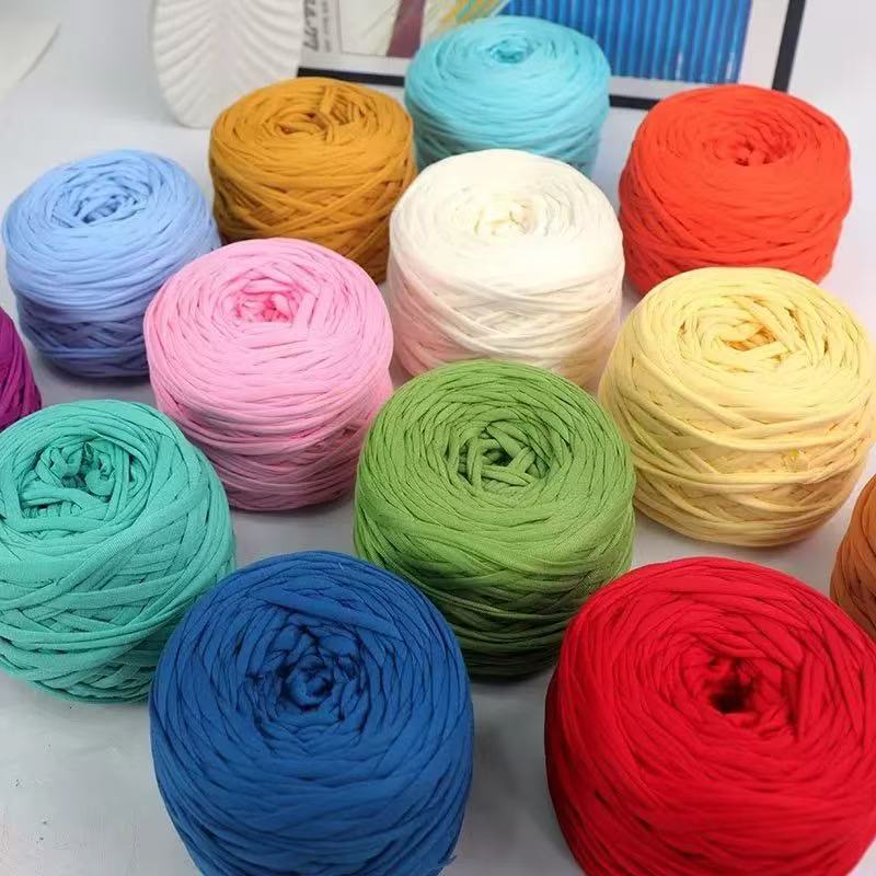 Large fabric strip yarn 280g value pack small tadpole fabric strip handwoven material bag hook slipper storage