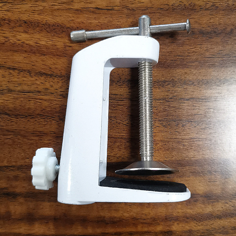 Metal desk lamp clip aluminum alloy I-shaped clip table lamp clip LED table lamp base live broadcast bracket base