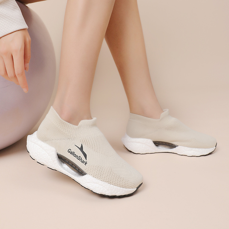 Picture of Goren Shark Light Luxury Skin-Relieved Shoes Indoor Fitness Rope Skipping Skipping Exercise Non-slip Shock Absorption Bottom Treadmill Special Wear-resistant Lightweight