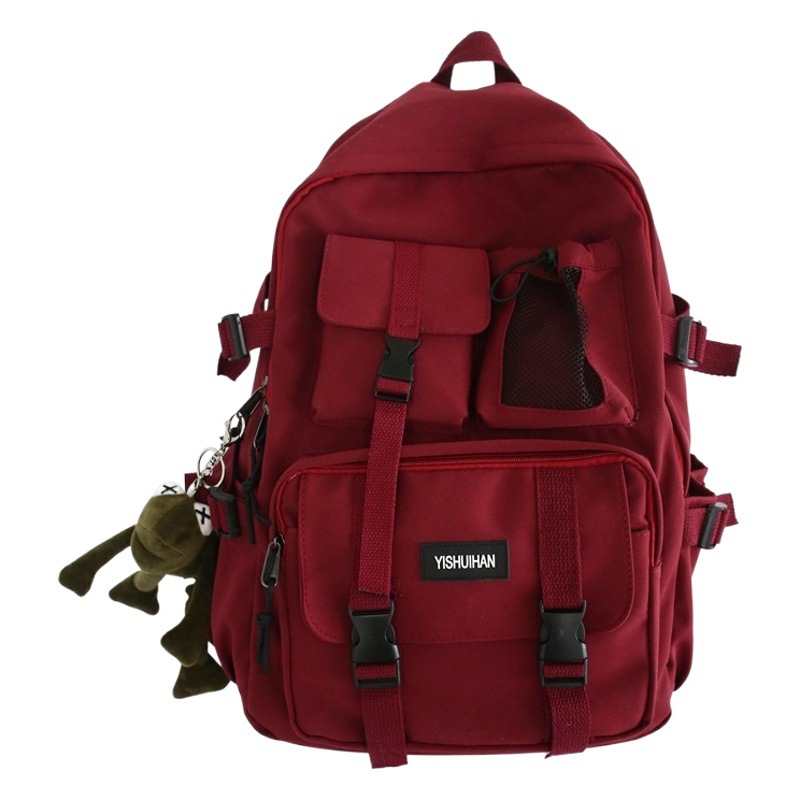 Picture of ins schoolbag women's Korean-style Harajuku ulzzang high school student junior high school student simple backpack men's large capacity backpack