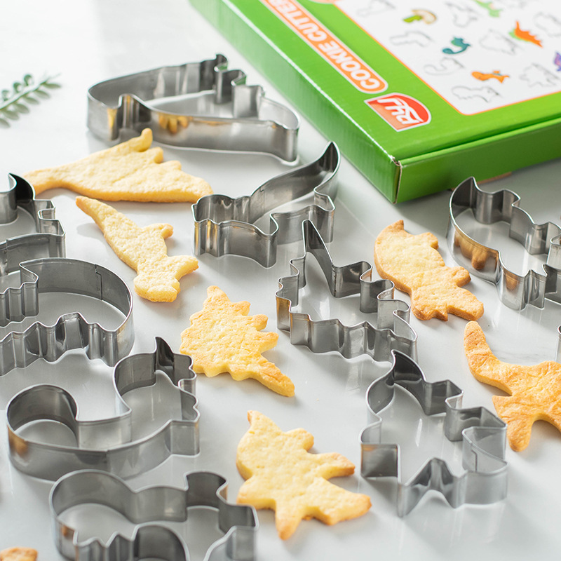Animal Theme Series Kids diy Baking Biscuit Mold Cookie Cutting Mold Cake Stainless Steel Baking Tools