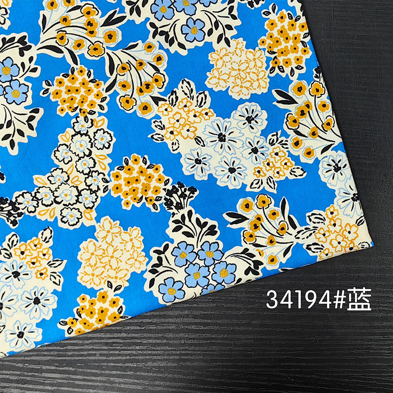 30 plain weave cotton pastoral style small floral fabric handmade DIY clothing dress baby clothes shirt fabric