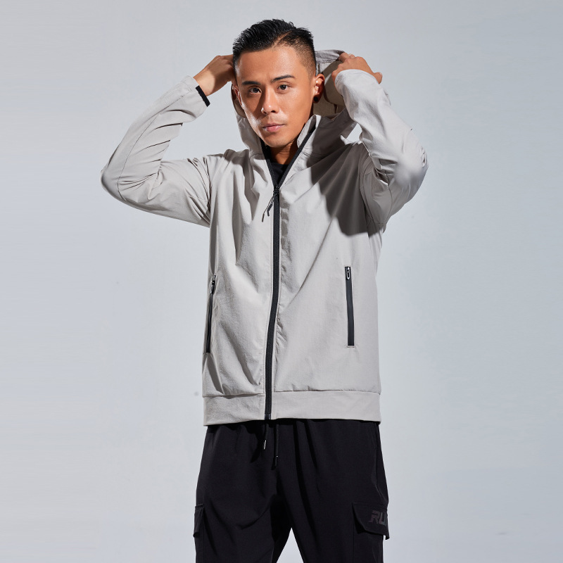 Picture of Autumn Sports Jacket Men's Outdoor Windproof Waterproof Windbreaker Mountaineering Suit Sports Casual Rush Jacket Hooded Jacket