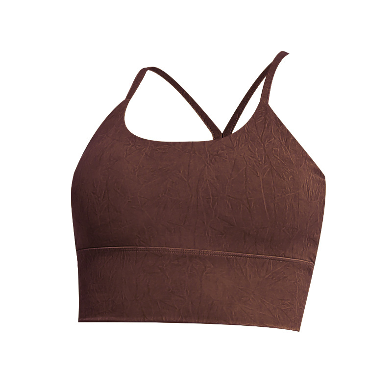 Picture of European and American Sports Underwear Women's Running Yoga Vest Without Steel Rings Gathering Shock-absorbing Fitness Suit Beautiful Back Shock-proof Bra