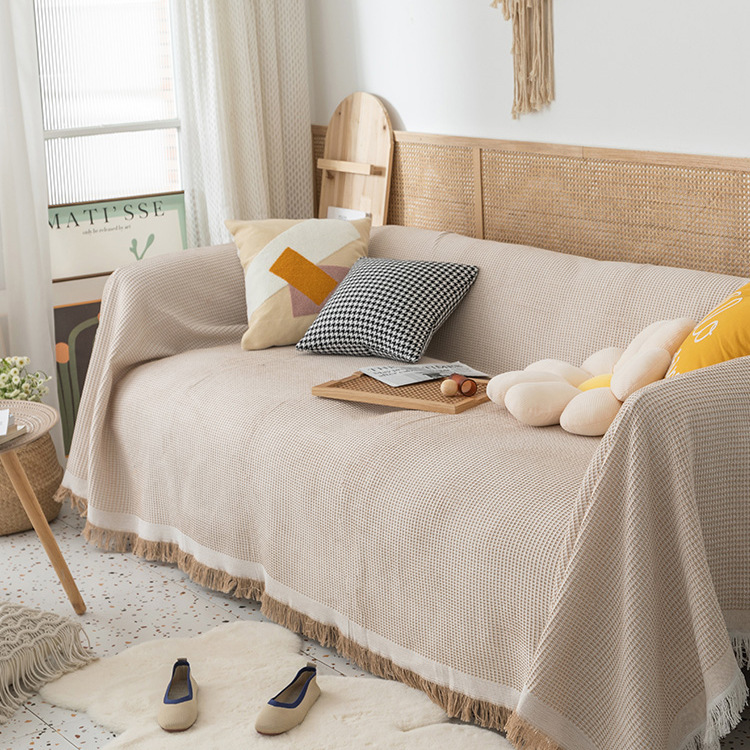 Picture of Nordic Sofa Cover Ins Sofa Towel Full Cover Internet Popular Sofa Cover Sofa Cushion Multifunctional Blanket Tablecloth All Seasons Universal